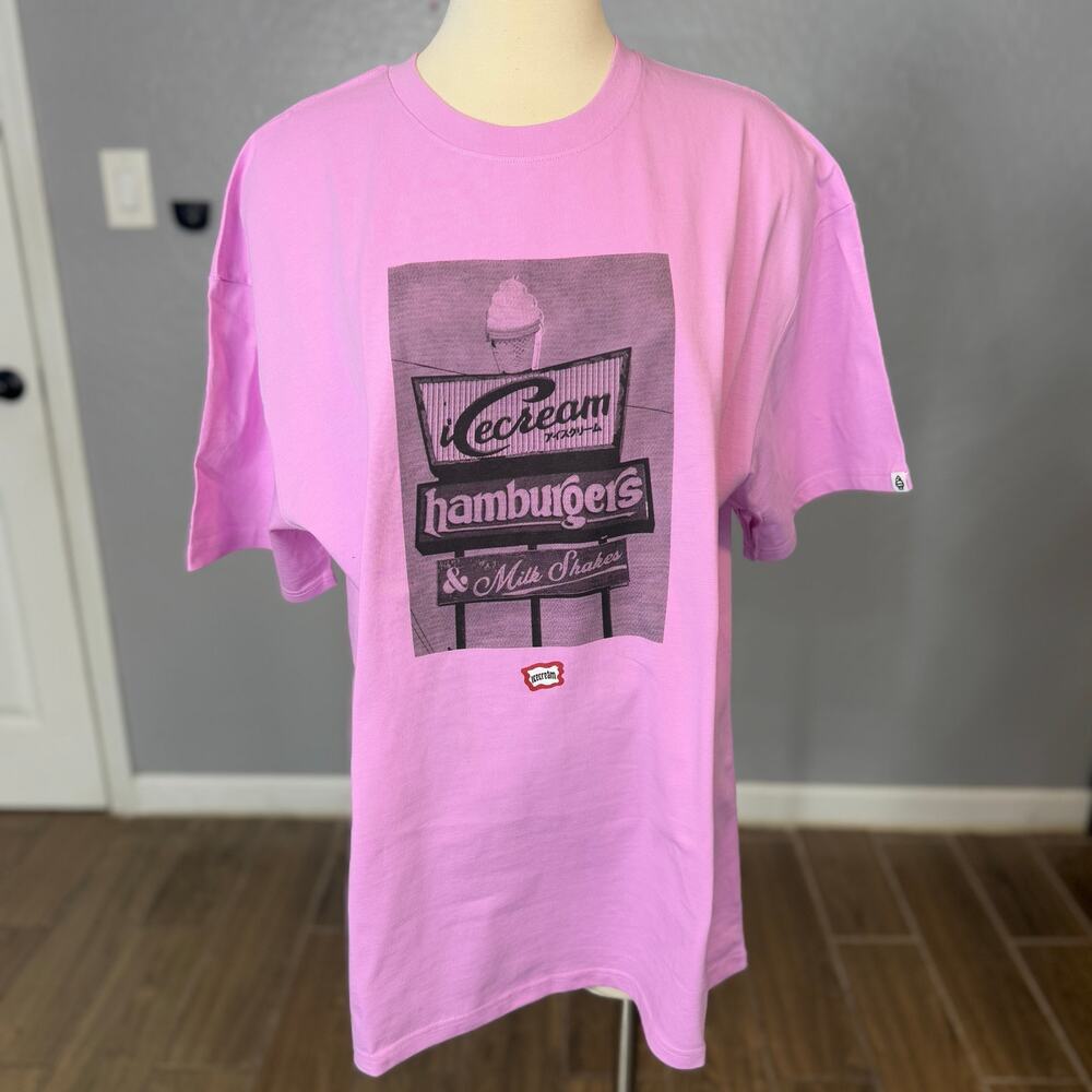 BB Ice Cream Dive Short Sleeve Tee, Orchid, XL